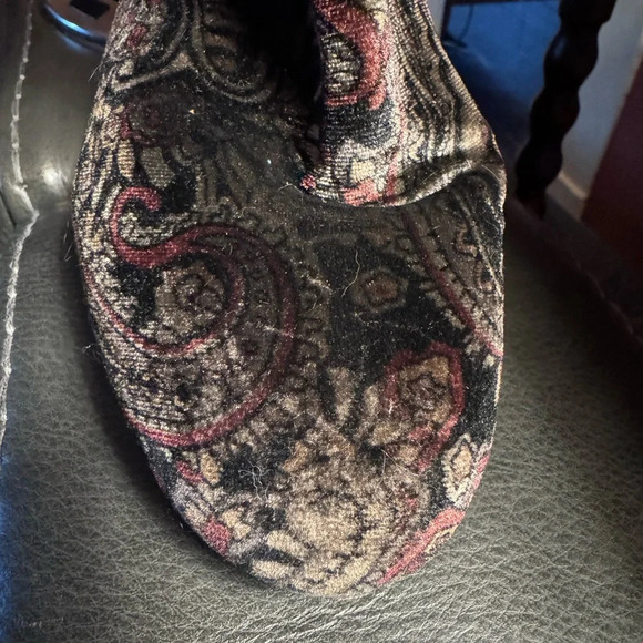 BP kolo velvet paisley tapestry bootie heeled ankle boot UO - Picture 4 of 5